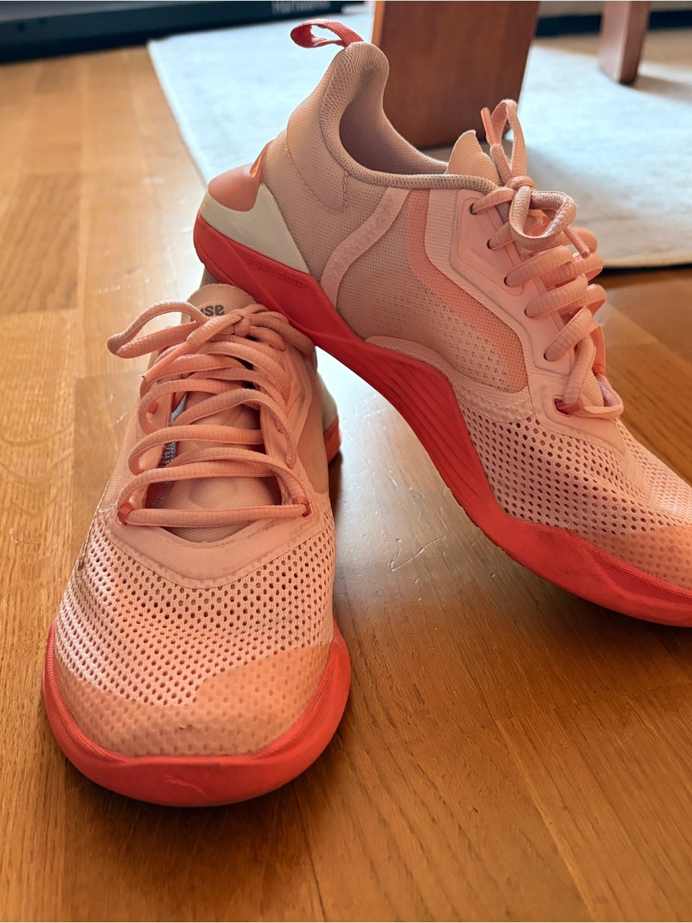 Puma Pink Athletic Sneakers with Coral Outsole